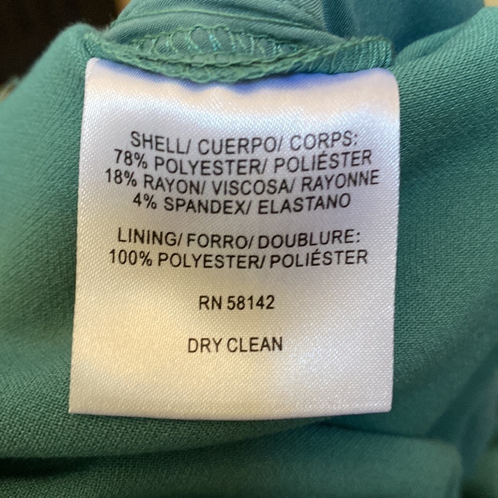 GAL MEETS GLAM Collection Green Nicole Sweetheart Square Neck Pant Jumpsuit 6 - Picture 8 of 8